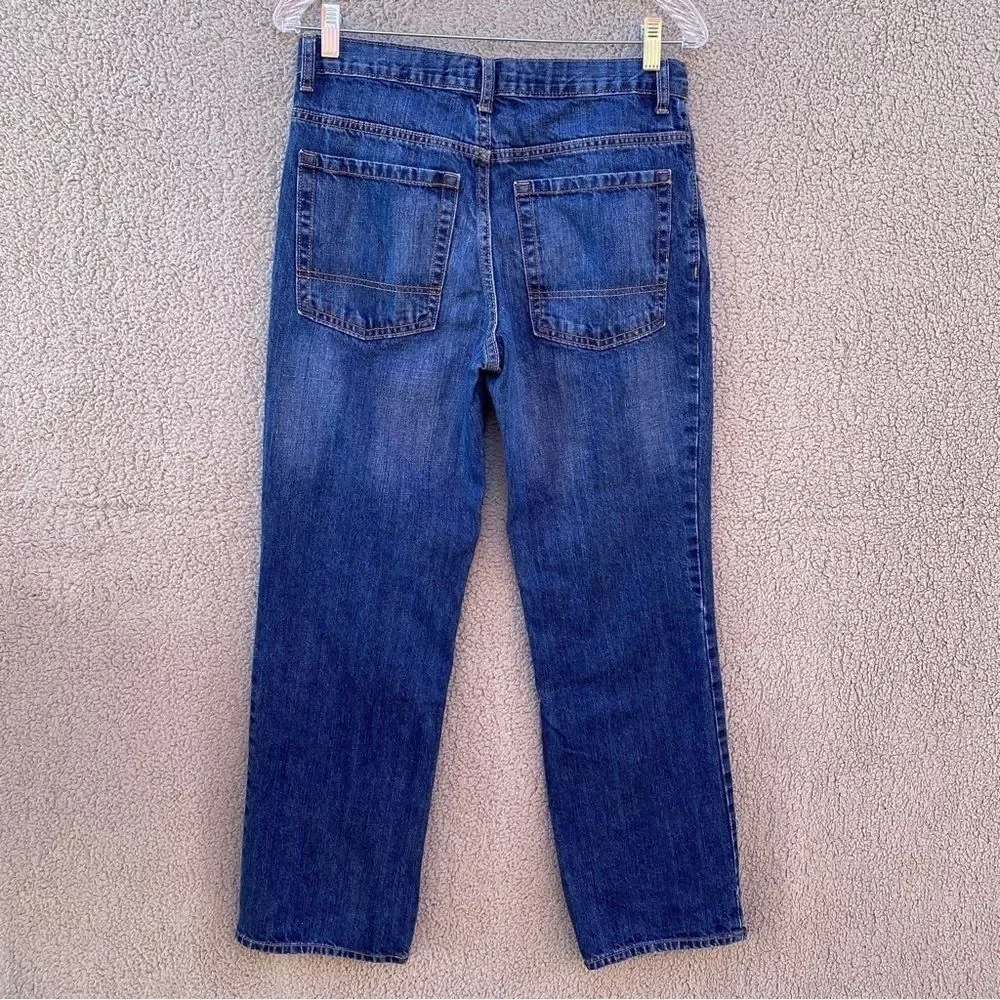 Old Navy Kids Straight Droit Darkstone Adjustable Jeans Sz 16